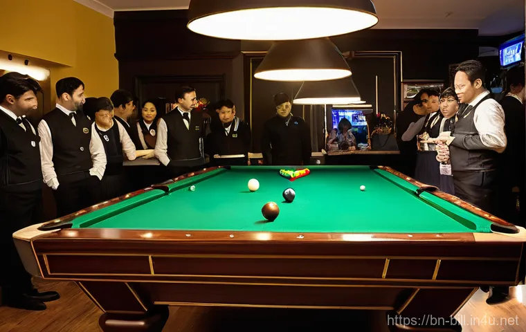 당구장 운영 팁 - **Vibrant Billiards Tournament and Modern Amenities**
A dynamic and energetic scene within a mod... 당구장 운영 팁 - **Vibrant Billiards Tournament and Modern Amenities**
A dynamic and energetic scene within a mod...