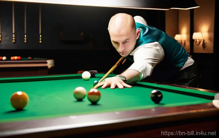 당구 큐팁 종류와 특징 - Image Prompt 1: The Art of Spin with a Soft Tip** 당구 큐팁 종류와 특징 - Image Prompt 1: The Art of Spin with a Soft Tip**